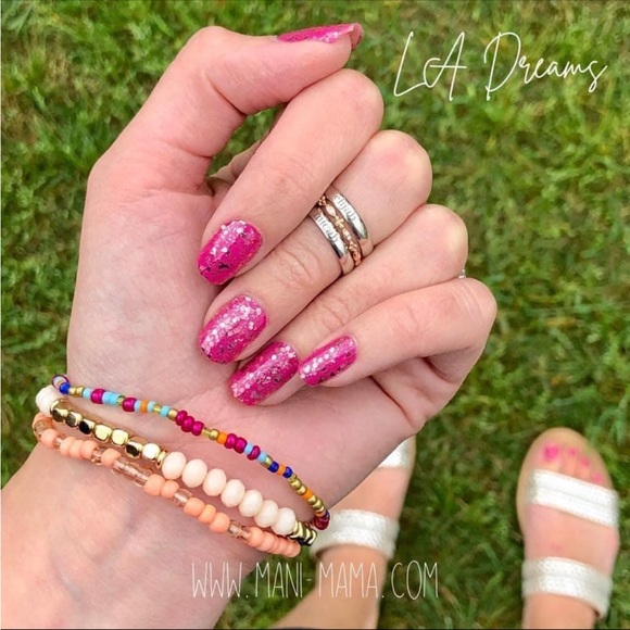 *Retired* Color Street: LA Dreams | Barbie Hot Pink Rose Gold Glitter Sparkle - Picture 5 of 16